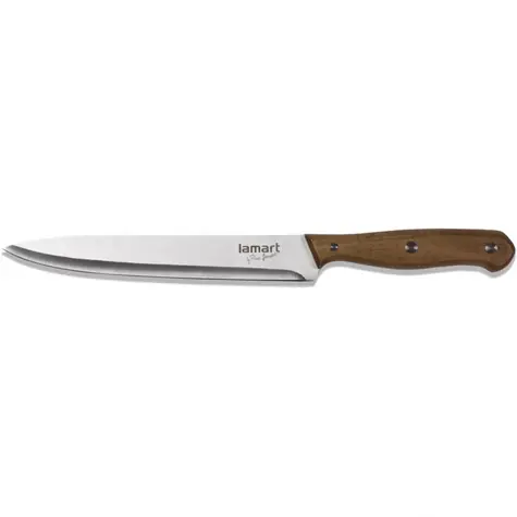 Lamart Rennes Nůž plátkovací 19 cm dřevo / nerez