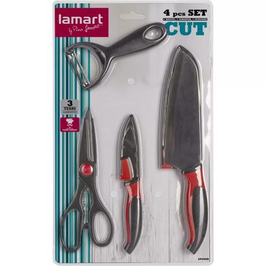 Lamart Sada Nože,nůžky,škrabka Cut