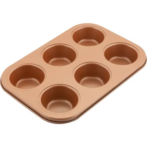 Lamart Copper Forma na muffiny / 26.5 x 18cm / ocel