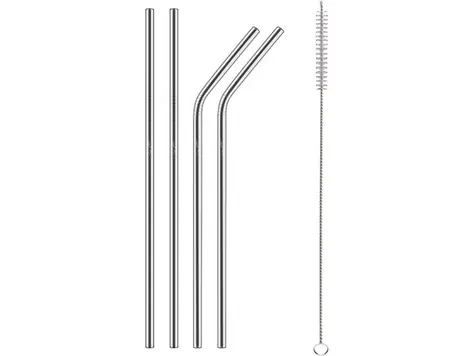 Lamart Straw Brčka Set 5ks nerez