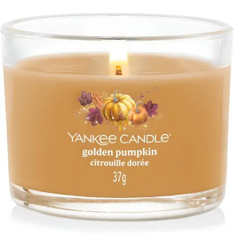 Yankee Candle votivní svíčka plněná ve skle Golden Pumpkin