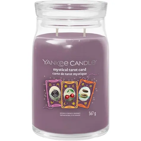 Yankee Candle Halloween Mystical Tarot Card Signature velký