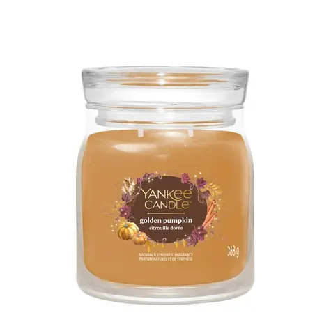 Yankee Candle Golden Pumpkin Signature střední