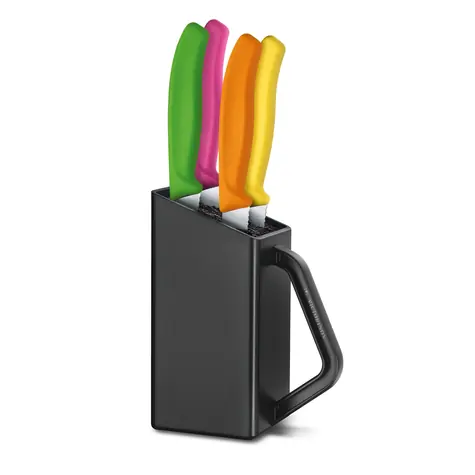 VICTORINOX Blok s noži na steaky a pizzu Swiss Classic 4 ks