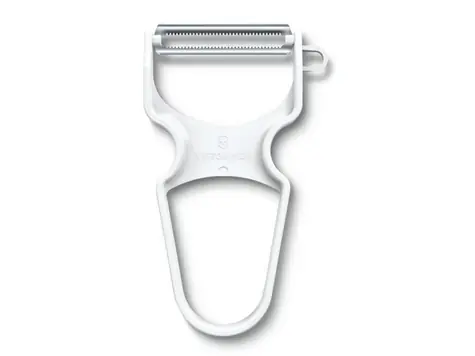 VICTORINOX Škrabka Rapid s vroubkovaným ostřím plastová bílá