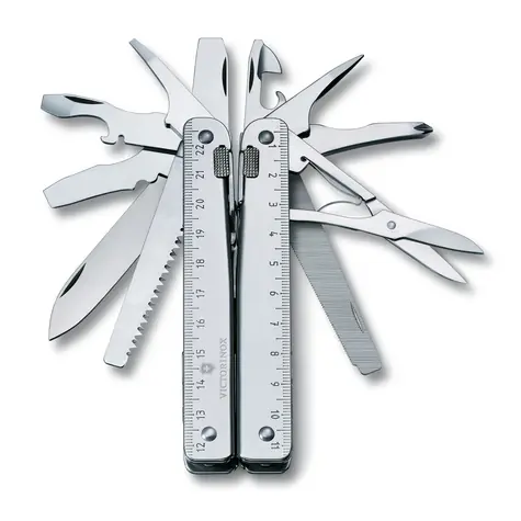 VICTORINOX Nástroj SwissTool X + kož.pouzdro s rotačním