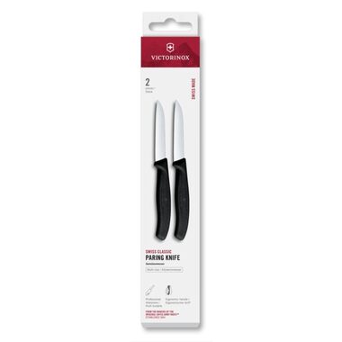VICTORINOX Swiss Classic Kuchyňský nůž 8 cm set 2 ks černá 