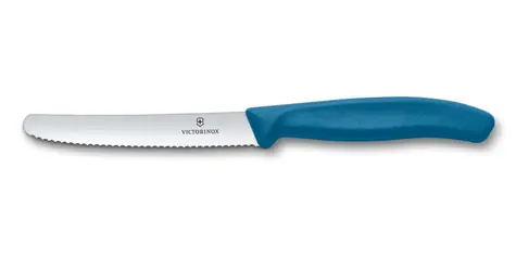 VICTORINOX Swiss Classic Nůž na rajčata 11 cm modrá