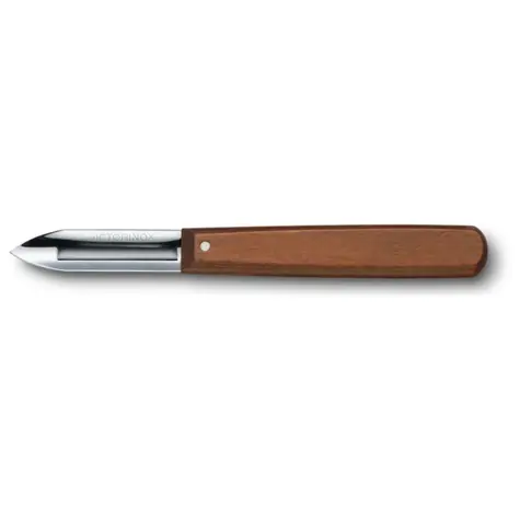 VICTORINOX Škrabka na brambory pro praváky s dřevěnou rukojetí