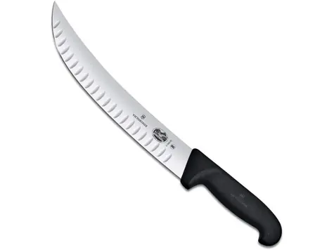 VICTORINOX Fibrox Nůž řeznický s výbrusy 25 cm