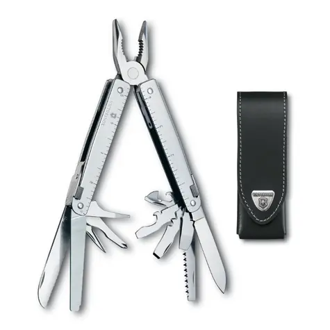 VICTORINOX Kleště SwissTool s koženým pouzdrem