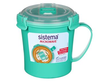Sistema Microwave Soup mug Hrnek na polévku 656 ml mátová
