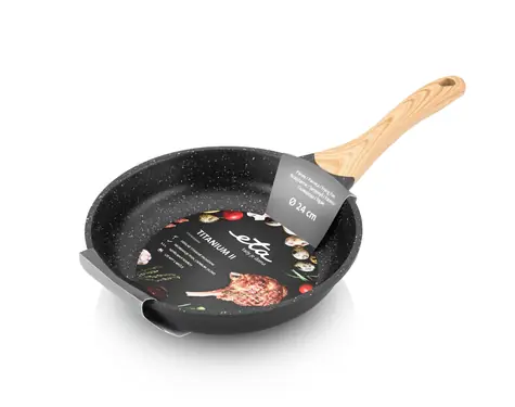 ETA ETA792990000 TITANIUM II černá / nepřilnavá pánev / 24cm