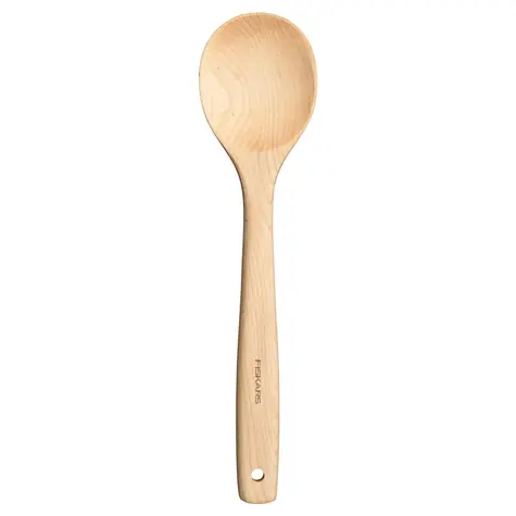 Fiskars Folken 1075685 Naběračka na polévku 29 cm / dřevo