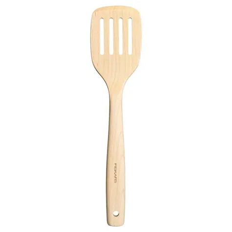 Fiskars Folken 1075686 Špachtle s drážkami 30 cm / dřevo