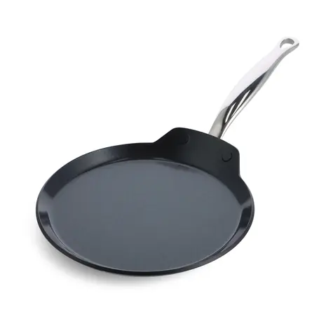 GreenPan Nepřilnavá keramická pánev na palačinky Barcelona Pro 24cm černá