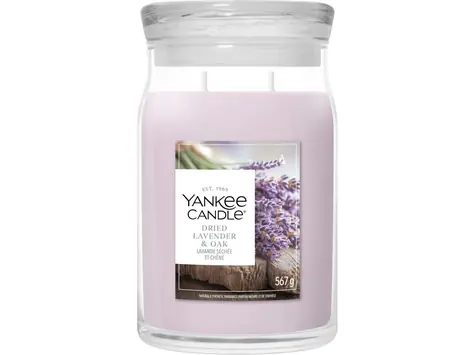 Yankee Candle Dried Lavender & Oak Signature Velký