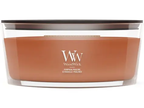 WoodWick Pumpkin Praline svíčka loď