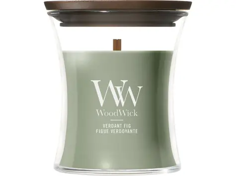 WoodWick Verdant Fig svíčka malá