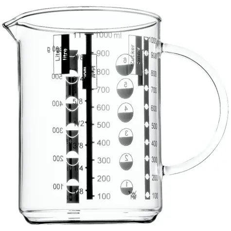 WMF Gourmet skleněná odměrka 1 L