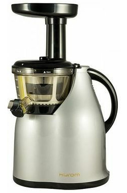 Hurom Slow Juicer HB odšťavňovač / šnekový lis / hrubé a jemné sítko / 150W / stříbrný