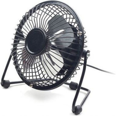 Gembird USB stolní ventilátor 4" černá