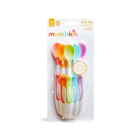 Munchkin - Měkké jídelní lžičky - 6ks / od 3 měsíců