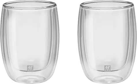 Zwilling Sorento 200 ml 2 ks / Sada 2 sklenic na kávu / Borosilikátové dvojité sklo