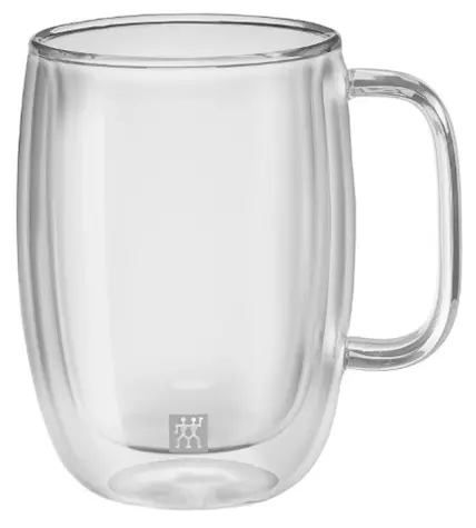 Zwilling Sorento 450 ml 2 ks / sada 2 hrnečků na latte macchiato / Borosilikátové dvojité sklo