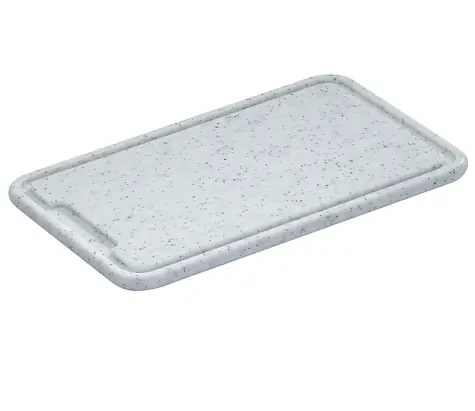 ZASSENHAUS 60065 Prkénko na krájení bílá / 36 x 23 x 1.5 cm / plast / 1.1 Kg