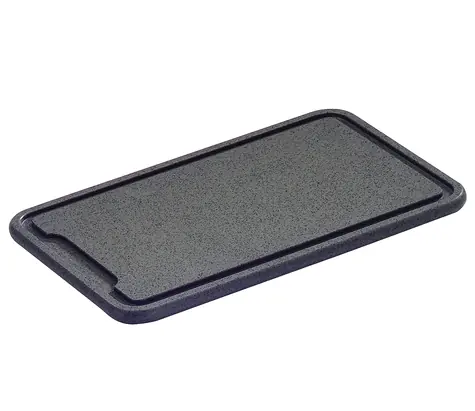 ZASSENHAUS 60034 Prkénko na krájení černá / 36 x 23 x 1.5 cm / plast / 1.1 Kg