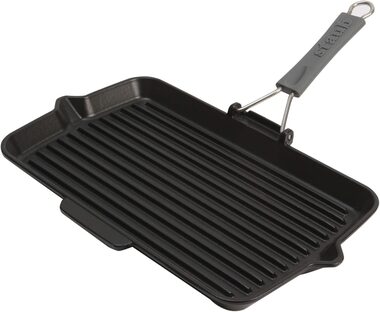 STAUB 40509-343-0 grilovací pánev 31 x 21 cm černá 
