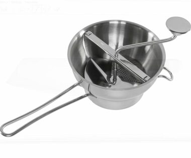 Gefu Flotte Lotte pasírovací síto / 2 l / nerez ocel / 2x pasírovací disk (2 & 3 mm)