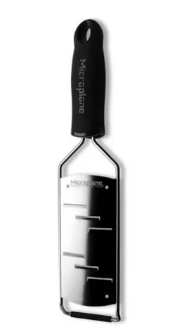 Microplane Gourmet plátkovací struhadlo černá / 31 x 7.5 x 3 cm / nerez ocel
