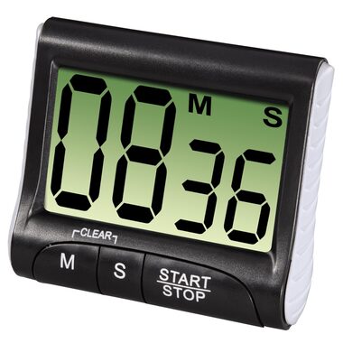 Xavax Countdown černá / digitální kuchyňská minutka