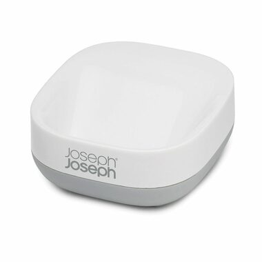 Joseph Joseph Slim Compact miska na mýdlo šedá / plast / 8.4 x 3.6 x 7.1 cm
