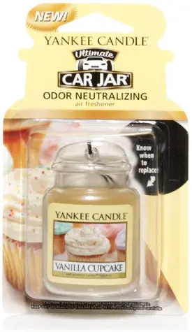 Yankee Candle Car Jar Ultimate Vanilla Cupcake Vůně do auta k pověšení