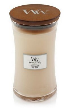 WoodWick White Honey 609.5g - váza velká / doba hoření: až 120 h