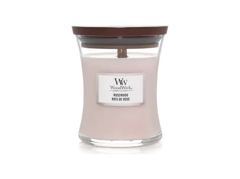 WoodWick Rosewood 275g - váza střední / doba hoření: až 65 h