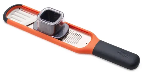 Joseph Joseph Handi-Grate - Struhadlo s plátkovačem oranžová
