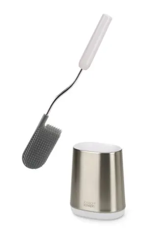 Joseph Joseph Flex Lite Steel - WC štětka silikonová