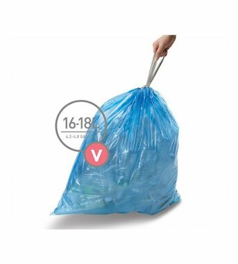 Simplehuman Sáčky do odpadkového koše 16-18 L  typ V/ zatahovací/ 20 ks v balení