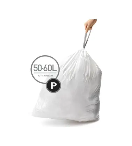 Simplehuman Sáčky do odpadkového koše 50-60 L  typ P / zatahovací/ 20 ks v balení