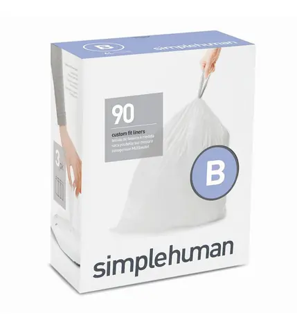 Simplehuman Sáčky do odpadkového koše 6 L  typ B / zatahovací/ 3 x 30 ks ( 90 sáčků )