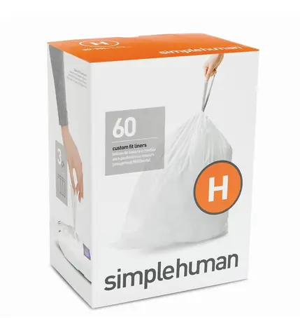 Simplehuman Sáčky do odpadkového koše 30-35 L  typ H zatahovací / 3 x 20 ks ( 60 sáčků ) WP