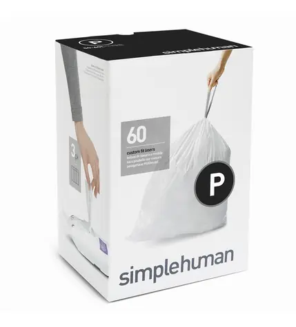 Simplehuman Sáčky do odpadkového koše 50-60 L  typ P zatahovací / 3 x 20 ks ( 60 sáčků )
