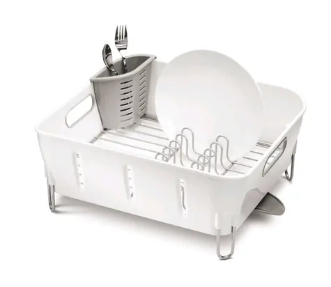 Simplehuman Odkapávač na nádobí  – Compact/ bílý plast