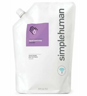 Simplehuman Hydratační tekuté mýdlo  – 1 l náhradní náplň s vůní levandule