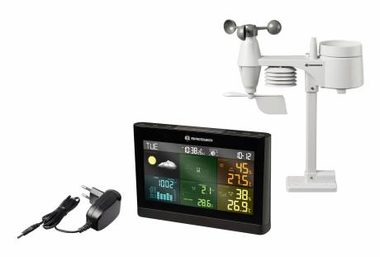 Bresser Comfort Weather Center 5 in 1- komplexní bezdrátová meteostanice / barevný displej / dosah 30m / 868MHz