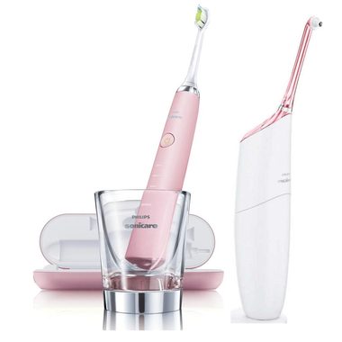 Philips Sonicare DiamondClean + AirFloss Ultra Pink HX8391-02 / Elektrický zubní kartáček